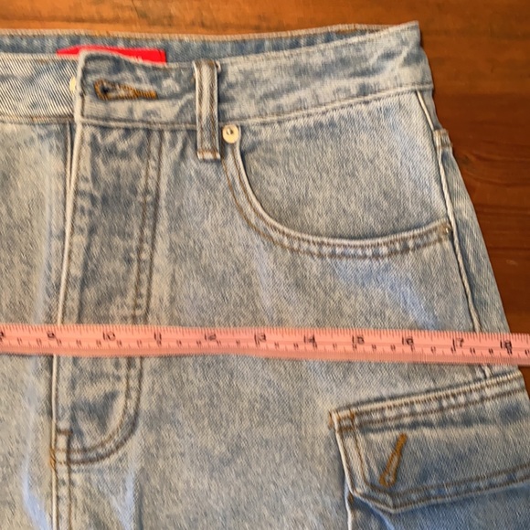 Signature 8 cargo denim mini skirt size Medium - Picture 10 of 10